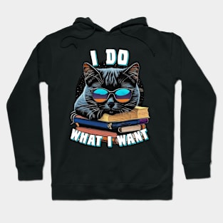 I Do What I Want Cat Hoodie